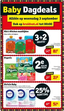 Aanbieding: diverse baby voeding