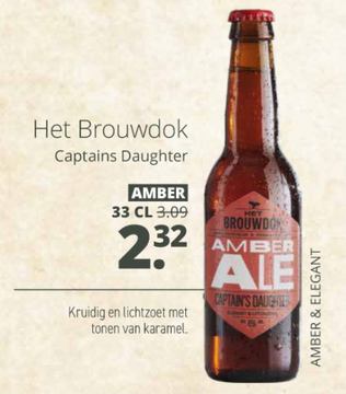 Aanbieding: Het Brouwdok Captains Daughter AMBER ALE