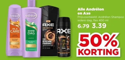 Aanbieding: Andrélon en Axe