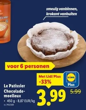 Promotie: Chocolade-moelleux