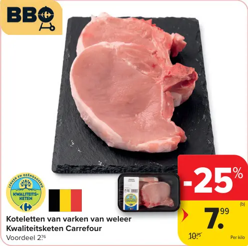 Promotie: Koteletten van varken van weleer