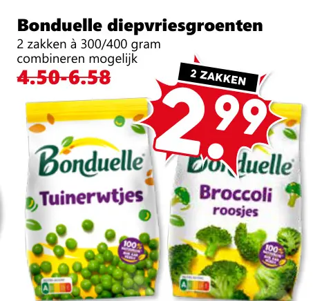 Aanbieding: Diepvriesgroenten