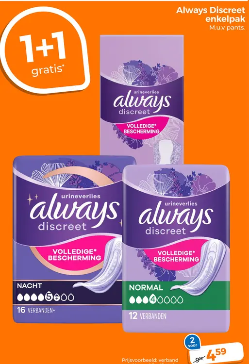 Aanbieding: Discreet enkelpak