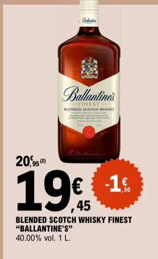 Offre: Blended scotch whisky finest