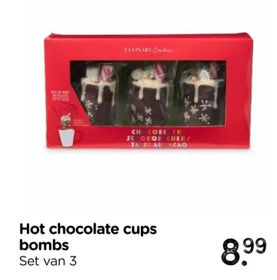 Aanbieding: Hot chocolate cups bombs