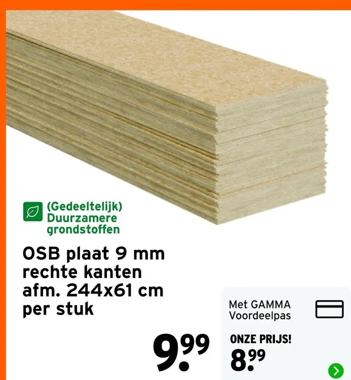 Aanbieding: OSB plaat