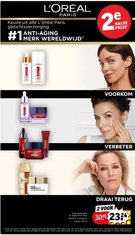 Promotie: dagcrème Age Perfect Collageen