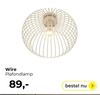 Aanbieding: Wire Plafondlamp