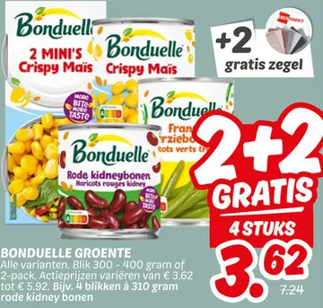 Aanbieding: BONDUELLE GROENTE