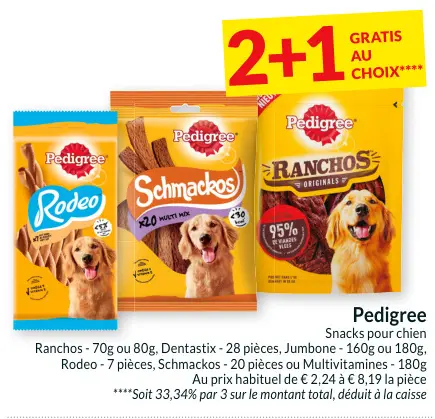 Offre: Snacks pour chien