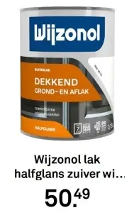 Aanbieding: Wijzonol lak halfglans zuiver wit