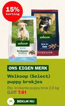 Aanbieding: Welkoop (Select) puppy brokjes