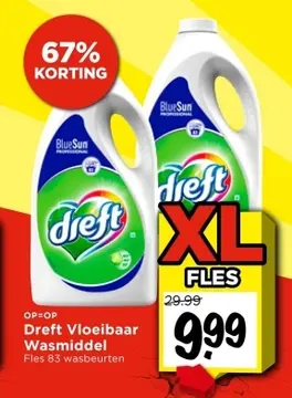 Aanbieding: Dreft Vloeibaar Wasmiddel
