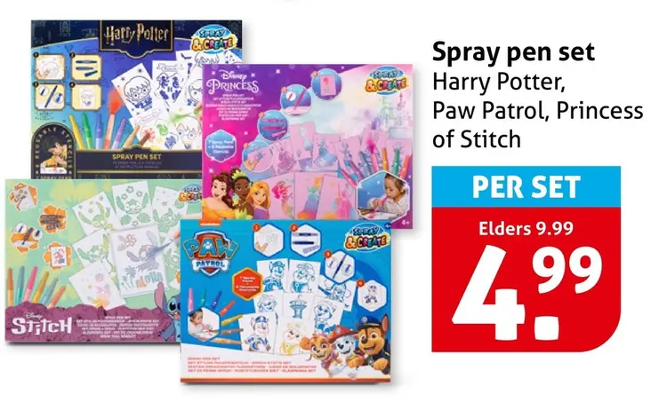 Aanbieding: Spray pen set
