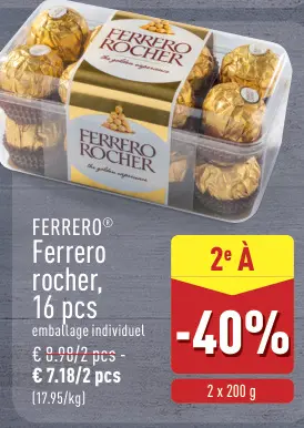 Offre: Ferrero rocher