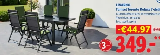 Aanbieding: Tuinset Toronto Deluxe