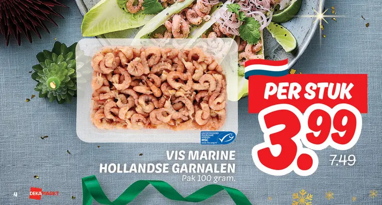 Aanbieding: Hollandse garnalen