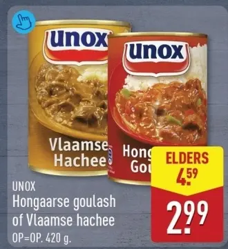 Aanbieding: Hongaarse goulash of Vlaamse hachee
