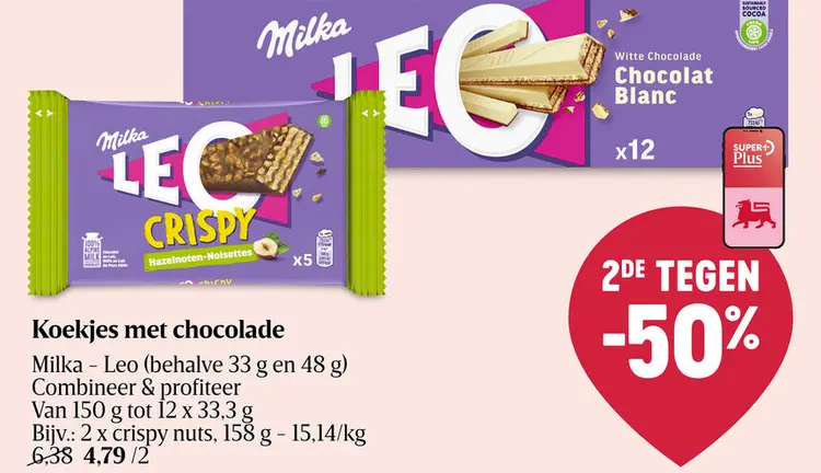 Promotie: Leo Koekjes met chocolade