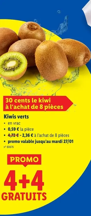 Offre: Kiwis verts