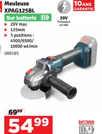 Offre: Meuleuse XPAG125BL