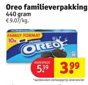 Promotie: Oreo familie