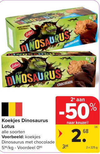 Promotie: Koekjes Dinosaurus