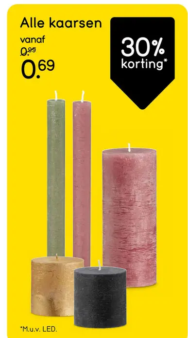 Aanbieding: Alle kaarsen