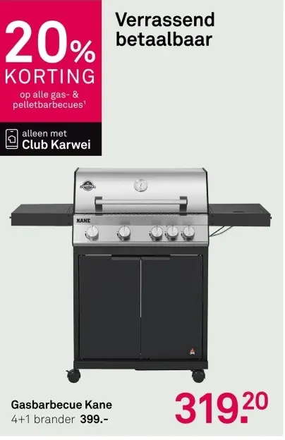 Aanbieding: Gasbarbecue Kane