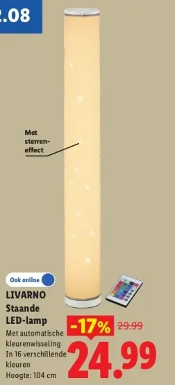Aanbieding: Staande LED-lamp