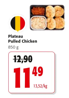 Offre: Plateau Pulled Chicken