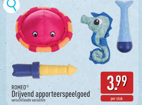 Promotie: Drijvend apporteerspeelgoed