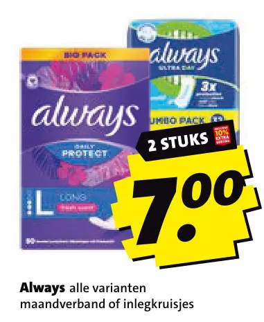 Aanbieding: Always