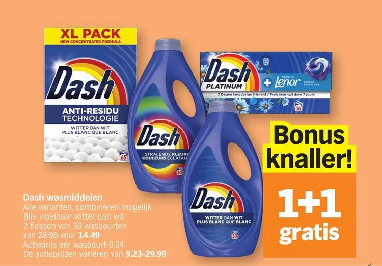 Promotie: Wasmiddelen