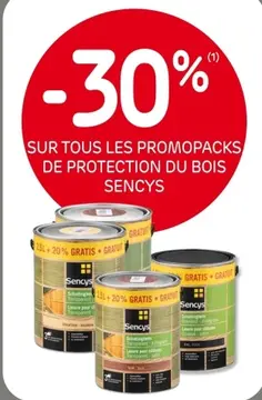 Offre: Promopacks de protection du bois