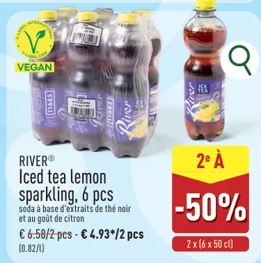 Offre: Iced tea lemon sparkling