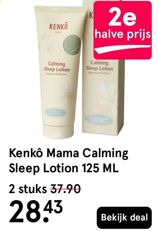 Aanbieding: Kenkô Mama Calming Sleep Lotion