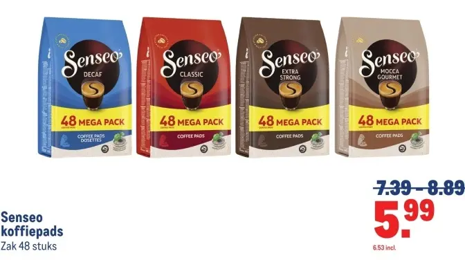 Aanbieding: Senseo koffiepads