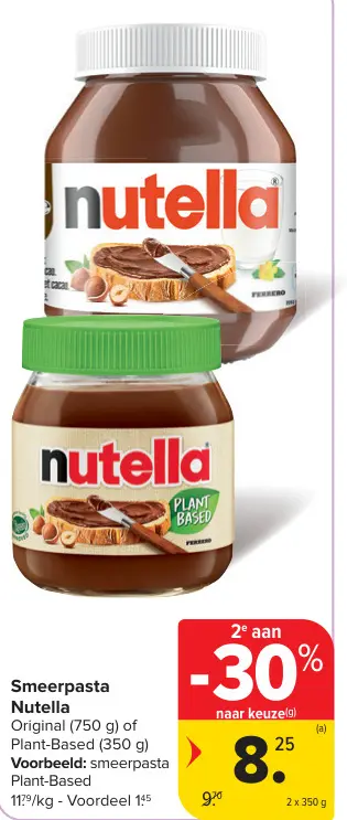 Promotie: Smeerpasta Nutella