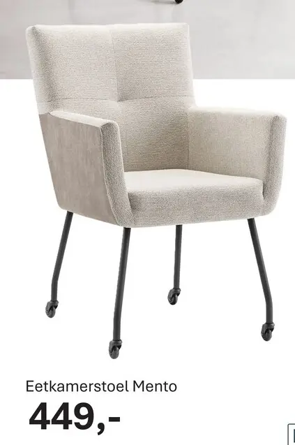 Aanbieding: Eetkamerstoel Mento