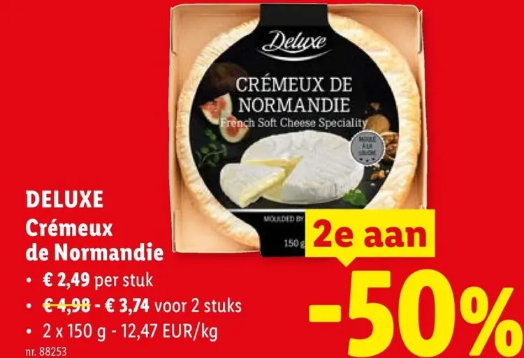Promotie: DELUXE Crémeux de Normandie