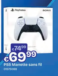 Offre: Playstation 5 Manette sans fil