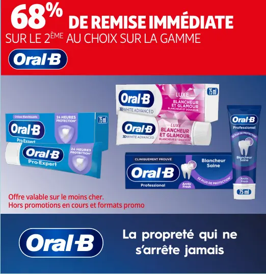 Offre: Oral-B Toothpaste