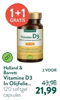 Aanbieding: Vitamine D3 In Olijfolie