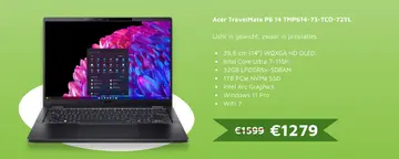 Aanbieding: Acer TravelMate P6 14 TMP614-73-TCO-72YL