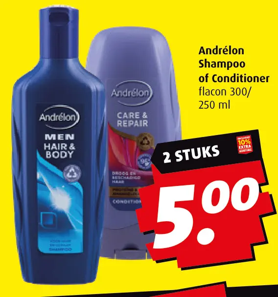Aanbieding: Andrélon Shampoo of Conditioner