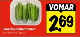 Aanbieding: Snackkomkommer