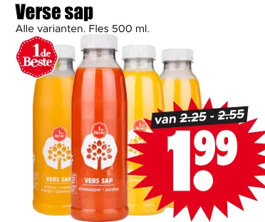 Aanbieding: Verse sap