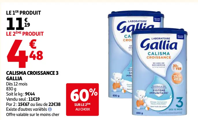 Offre: Calisma croissance 3