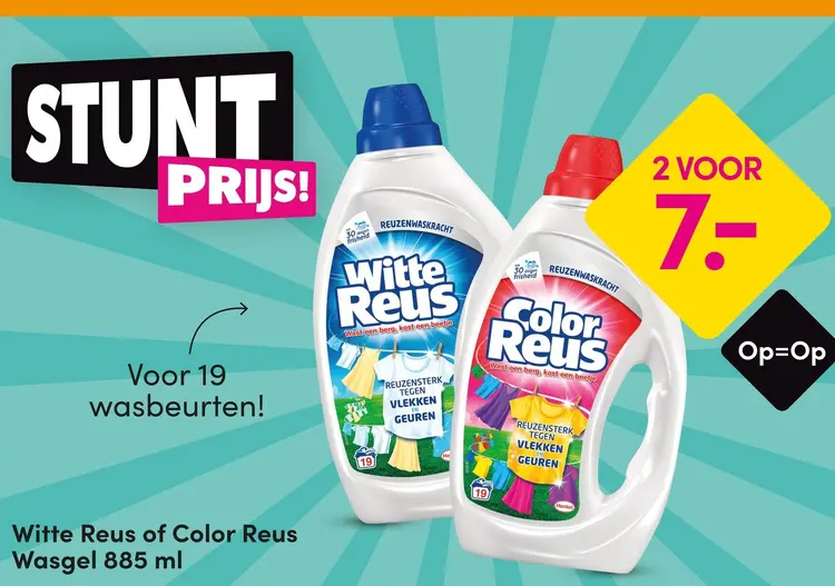 Aanbieding: Witte Reus of Color Reus Wasgel